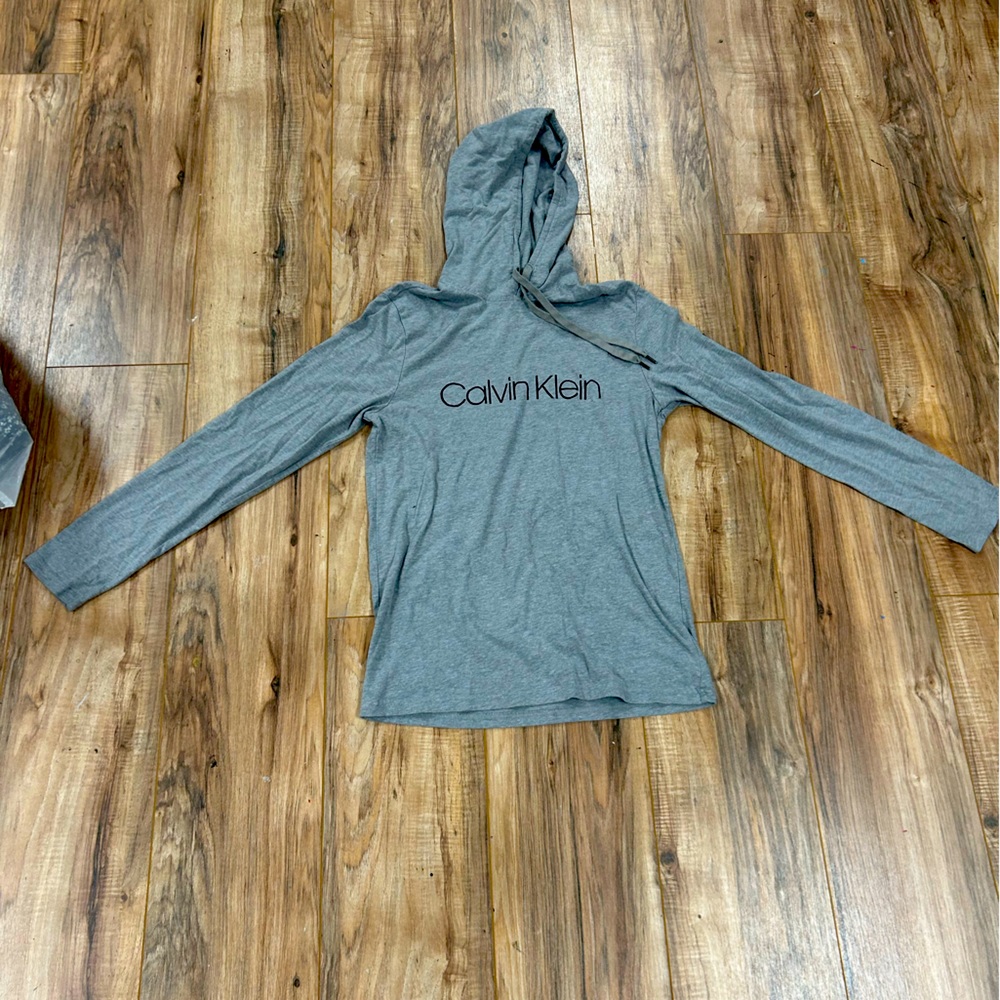 Calvin Klein Gray hoodie